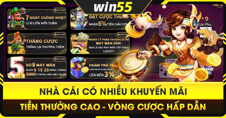 Giới thiệu Win55 - Nhà cái có nhiều khuyến mãi hấp dẫn Giới thiệu Win55 - Nhà cái có nhiều khuyến mãi hấp dẫn