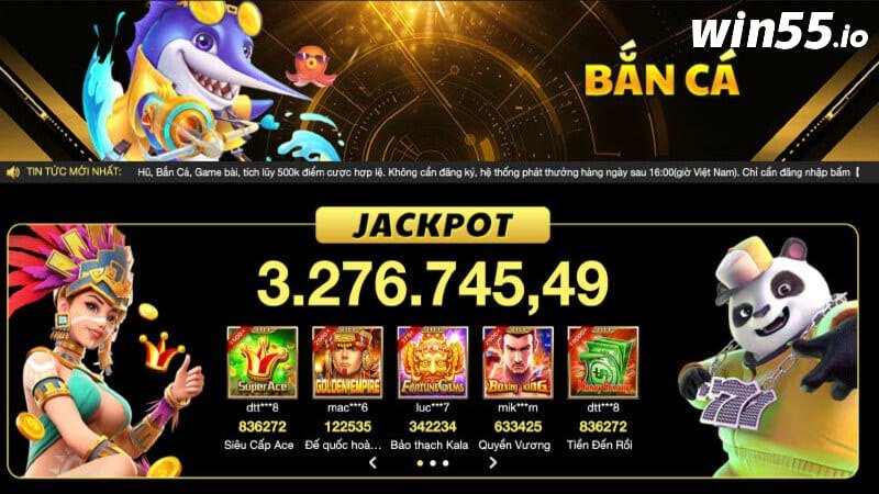 Game WIN55 bắn cá cực hấp dẫn và lôi cuốn người chơi