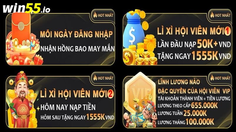 Tham gia vào nhà cái game WIN55 để nhận những phần quà hấp dẫn