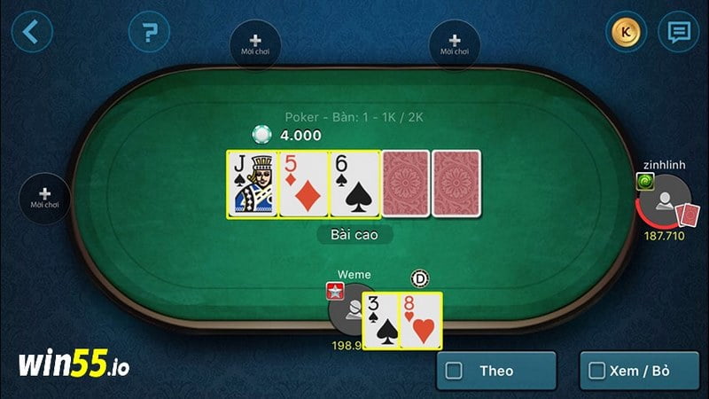 Poker online chơi ngay để thắng tiền