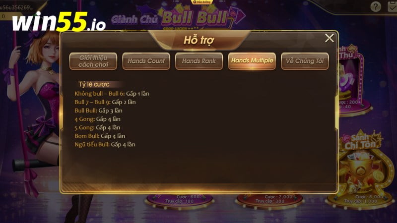 Trong Bull Bull, sẽ có hai loại cược chính là thông thường và gấp đôi