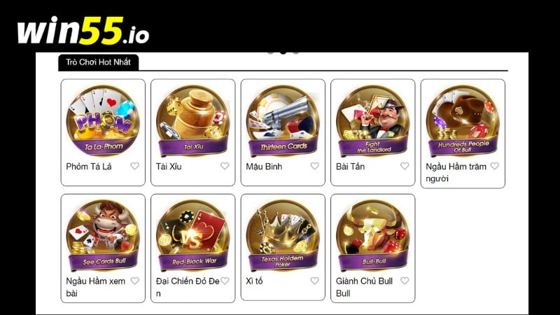 Bull Bull Win55 là game đánh bài cổ điển xuất phát từ Trung Quốc