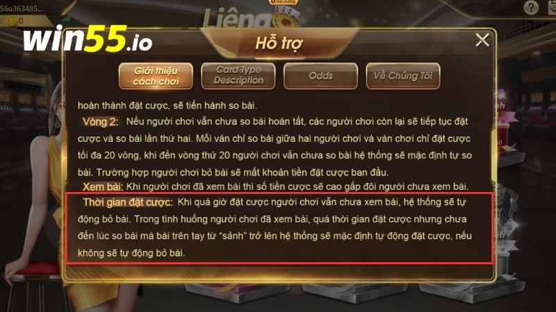 Nếu nắm rõ được thời gian cược theo quy định, bạn sẽ áp dụng chiến thuật câu bài dễ dàng hơn