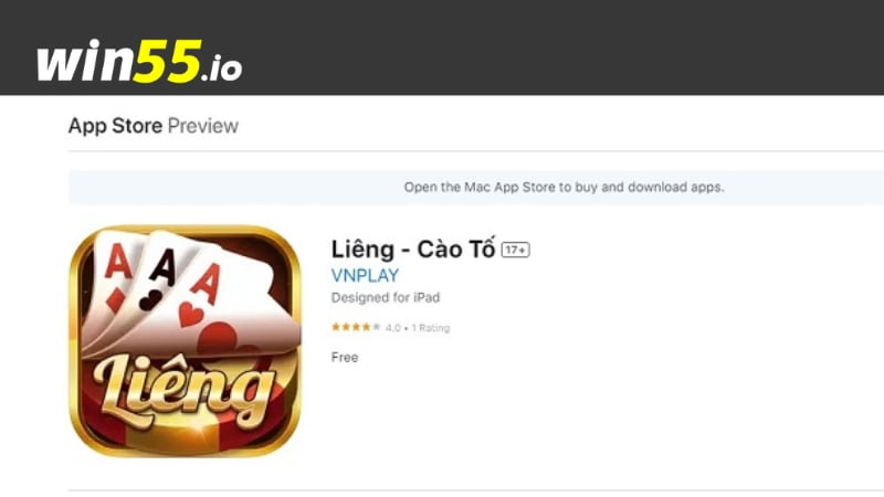Các bước tải game Liêng Online trên điện thoại chạy hệ điều hành iOS đơn giản