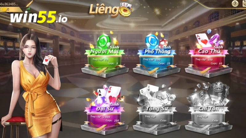 Khi chơi và tải game đánh Liêng Online, bạn sẽ được chọn các mức cược phù hợp