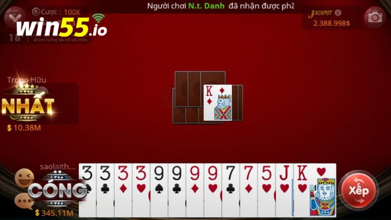 Tiến lên miền Bắc là tựa game đánh bài sử dụng bộ bài thông thường 52 lá
